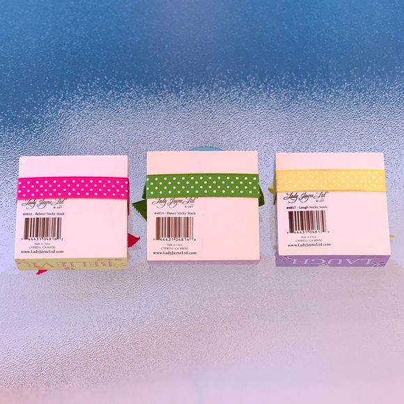 Lady Jayne Inspirational Self-Stick Notes ~ Set of 3 - Picture 6 of 6